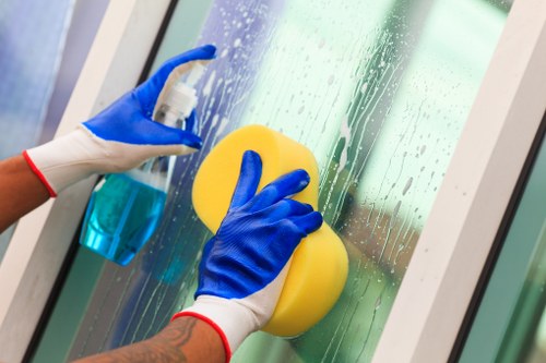 Professional office cleaning in SW13 reception area